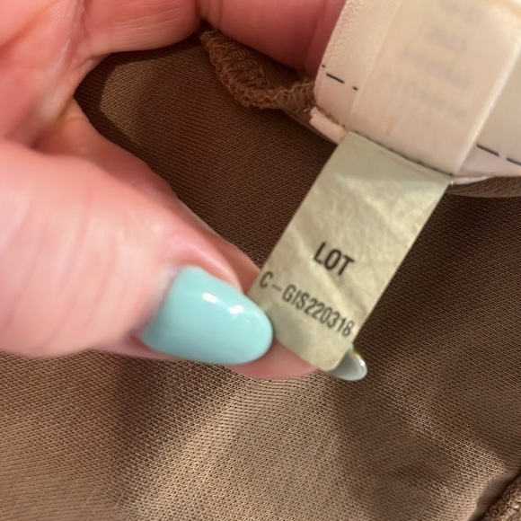 Athleta Sundown Hoodie Sweatshirt Size Small Big Sur Brown Organic Cotton - Picture 11 of 14